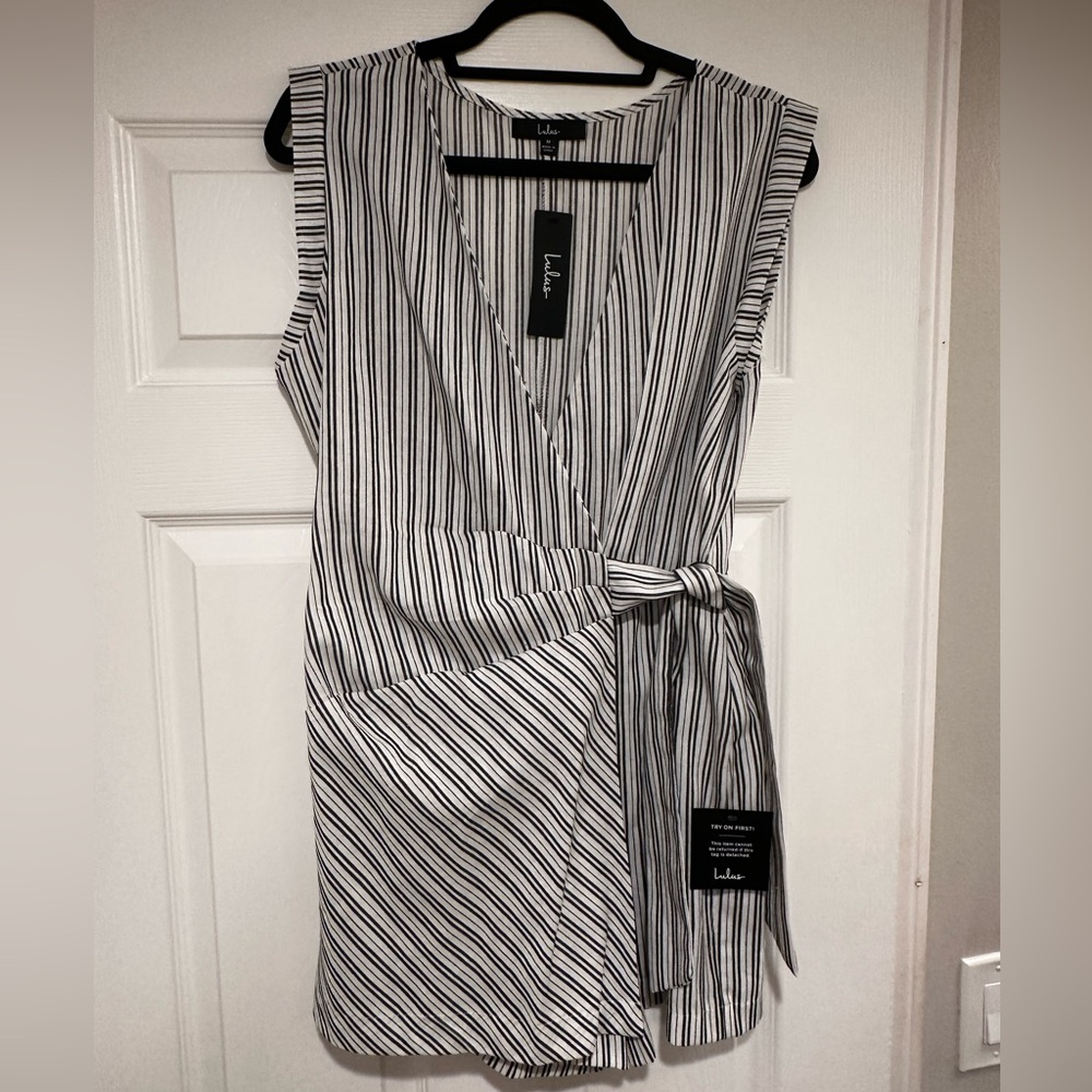 LULUs Wrap Romper NWT